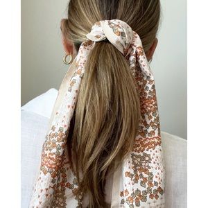 SOLD// Italian Made Head Scarf